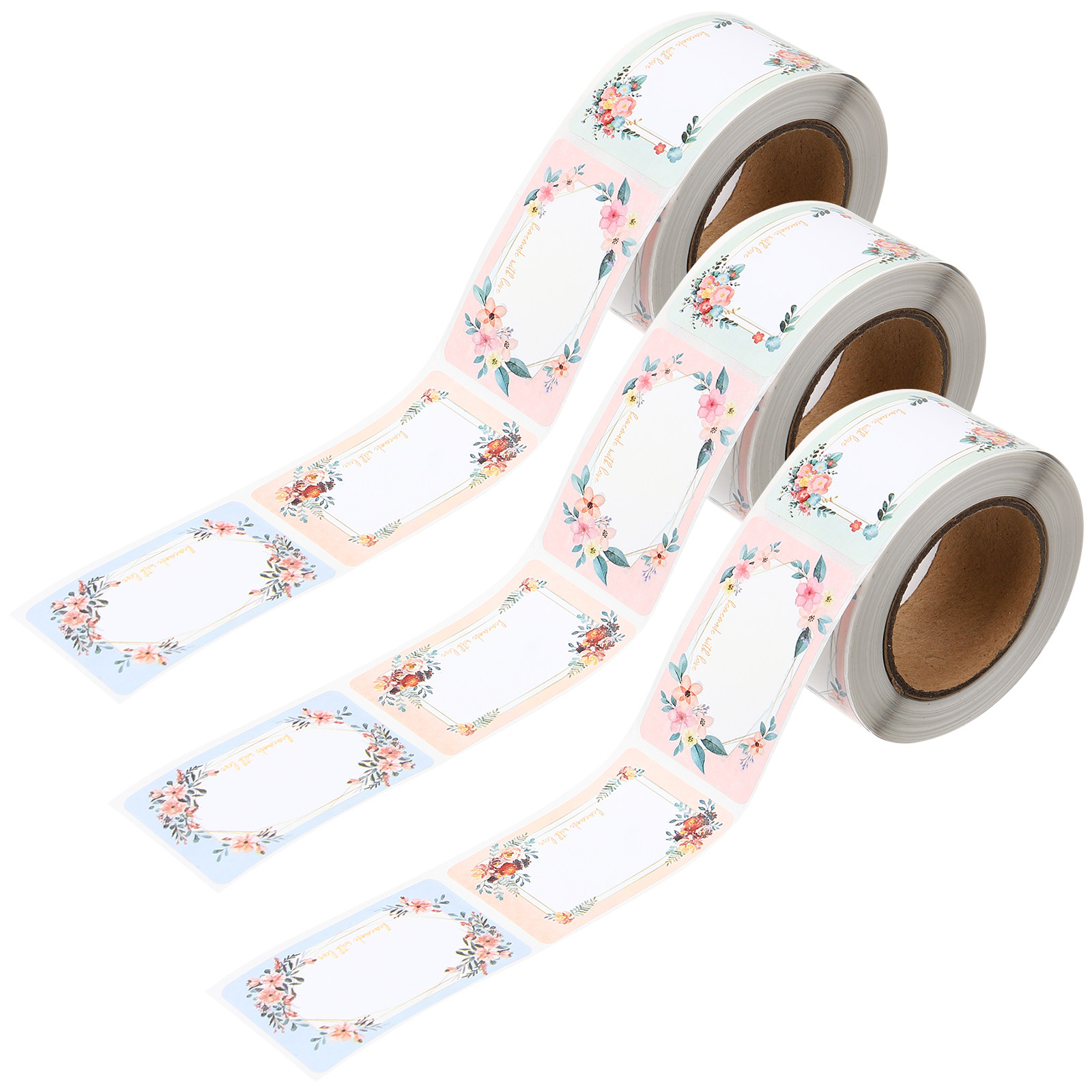 Food Storage Labels - 3 rolos de etiquetas adesivas em