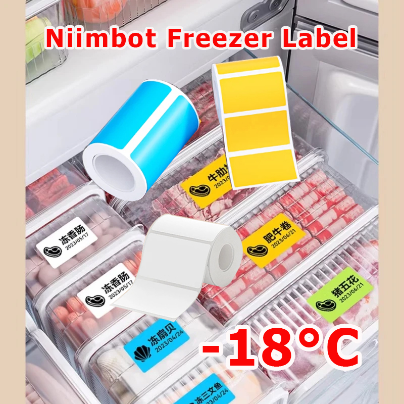 Food Storage Labels - Papel para Etiquetas de Freezer NIIMBOT