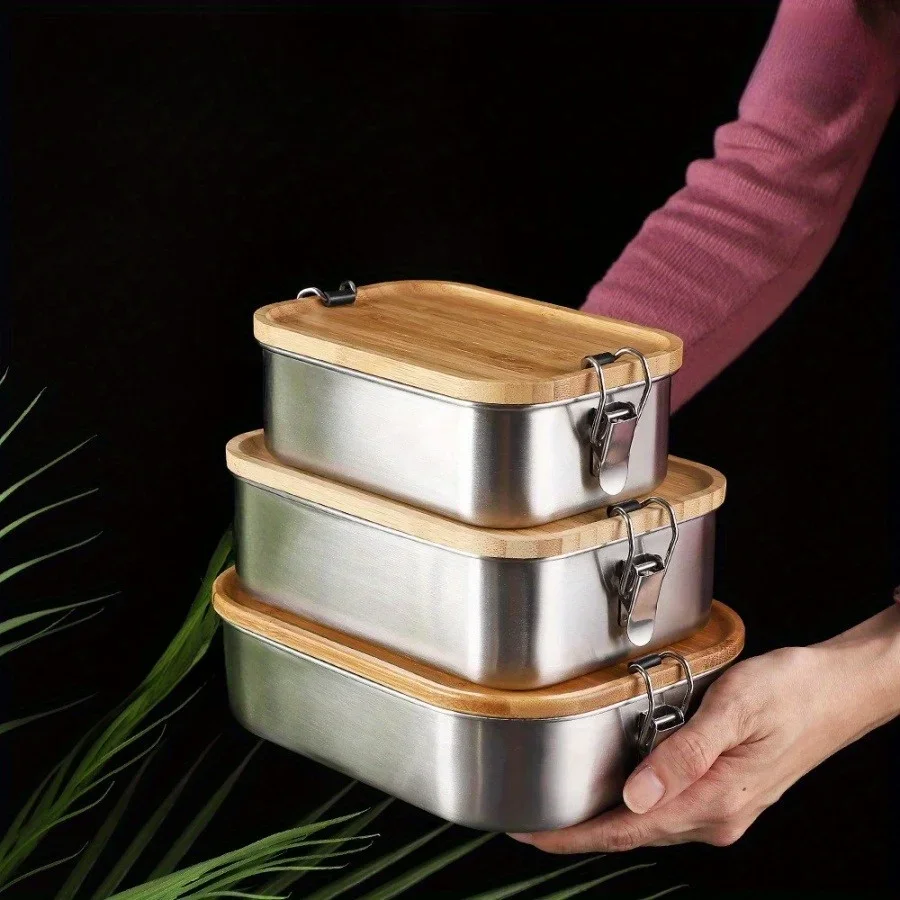 Food Storage Oven Safe - Nova Lancheira de Aço Inoxidável 304