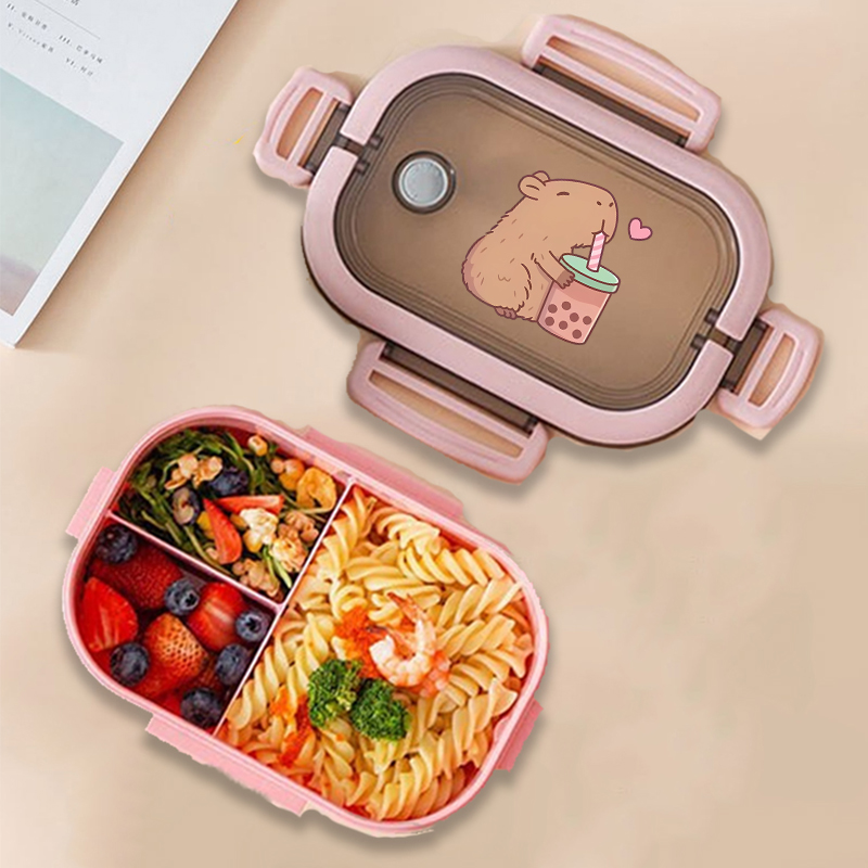 Food Storage Meals - Capivara bento lancheira anime animais impressão