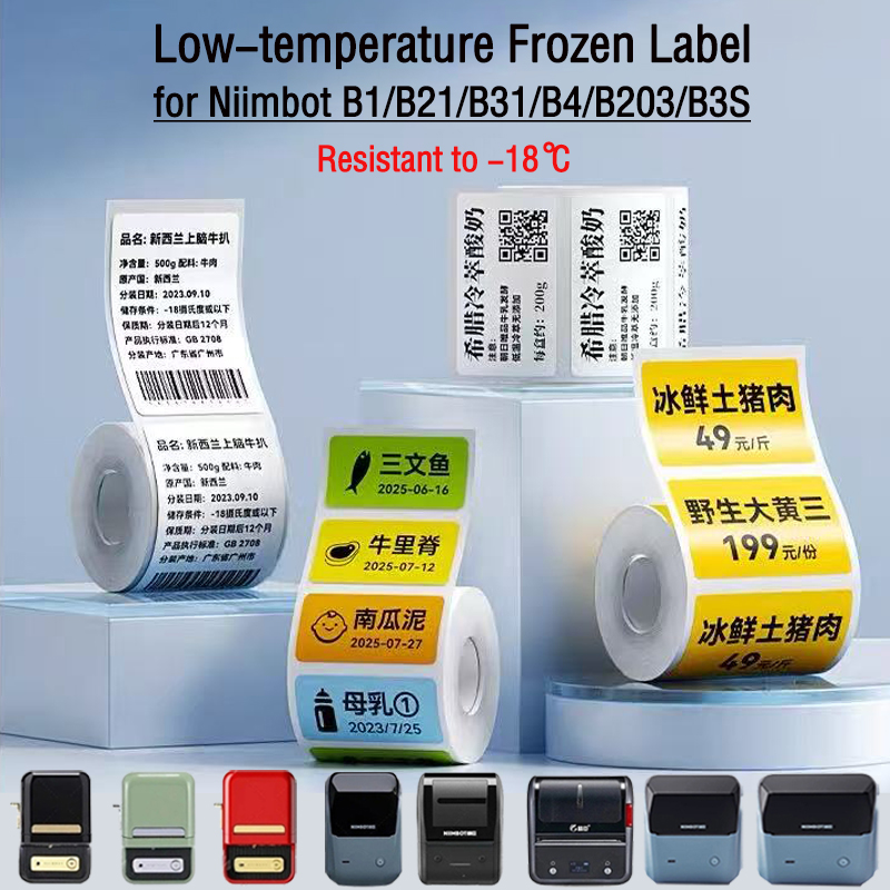 Food Storage Labels - Etiquetas de Papel para Caixa de
