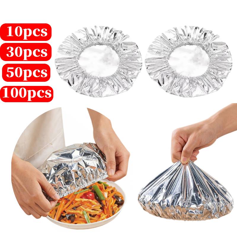 Food Storage Bag - 10-100PCS Capas de Isolamento Reutilizáveis, Capas