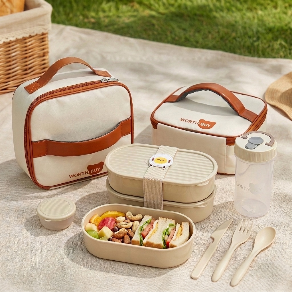 Food Storage Oven Safe - Conjunto de 2 Peças de Caixa