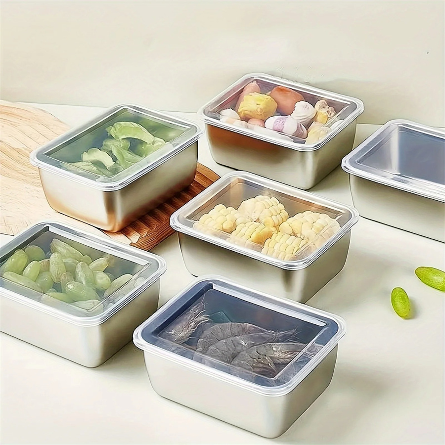 Food Storage Oven Safe - 1/3/5 pces caixa de armazenamento de