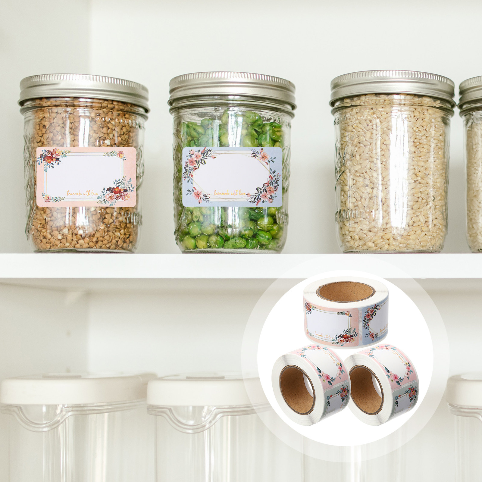 3 rolos de etiquetas adesivas  - Food Storage Labels avaliação e preço