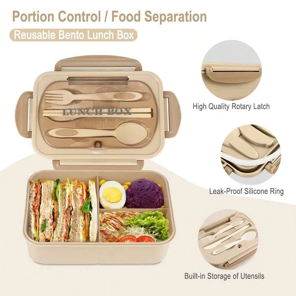 Marmita adulta com 3 compartim - Food Storage Oven Safe avaliação e preço