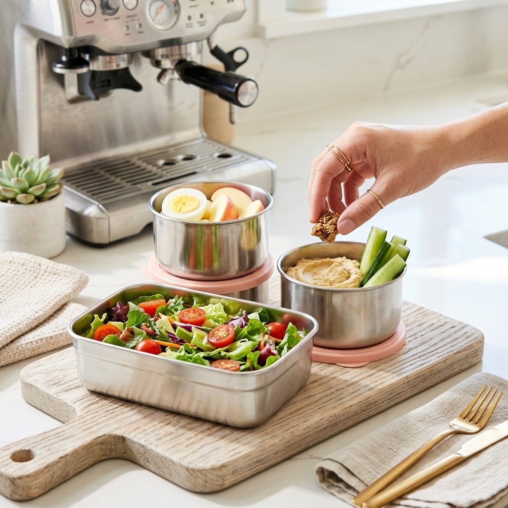 Conjunto de Marmitas de Aço In - Food Storage Oven Safe avaliação e preço