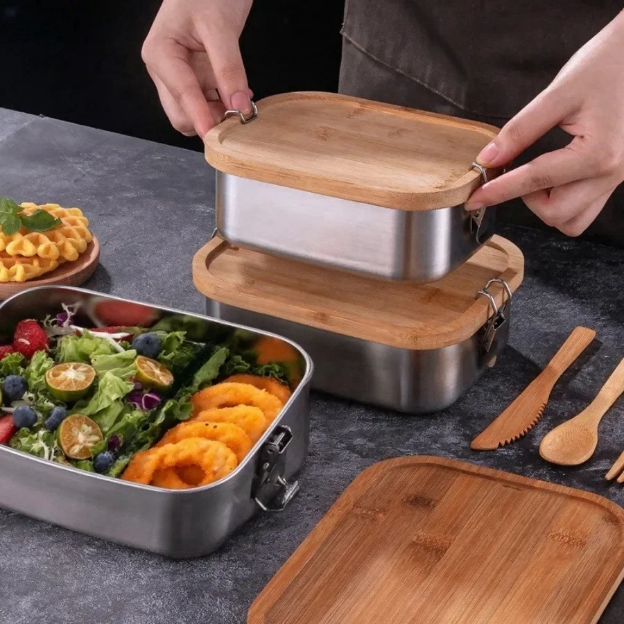 Nova Lancheira de Aço Inoxidáv - Food Storage Oven Safe avaliação e preço