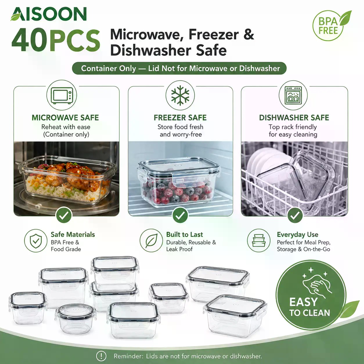 Conjunto de 40 Recipientes de  - Food Storage Labels avaliação e preço