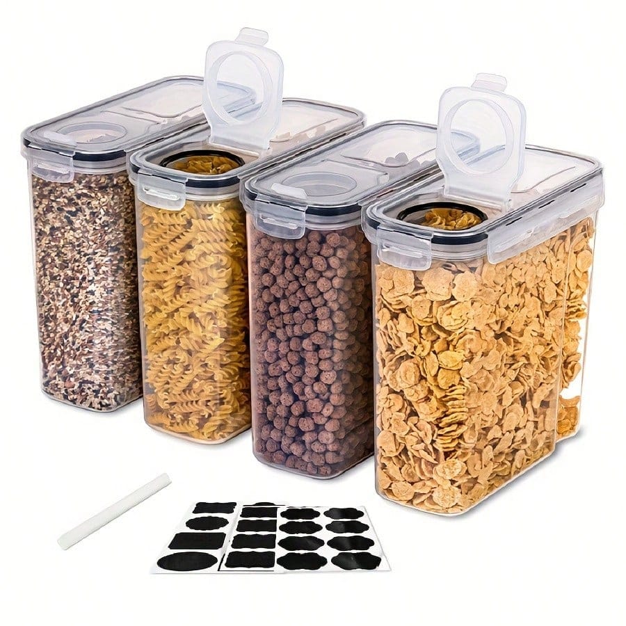 Conjunto de 4 recipientes herm - Food Storage Meals avaliação e preço
