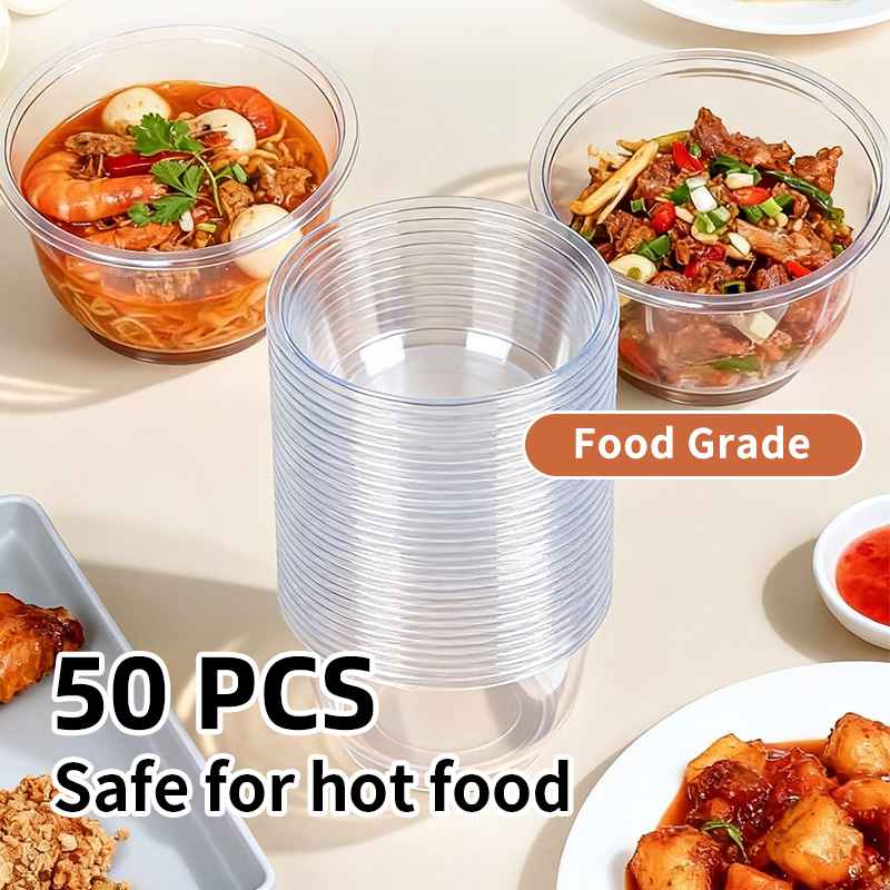 Tigelas Plásticas Descartáveis - Food Storage Meals avaliação e preço