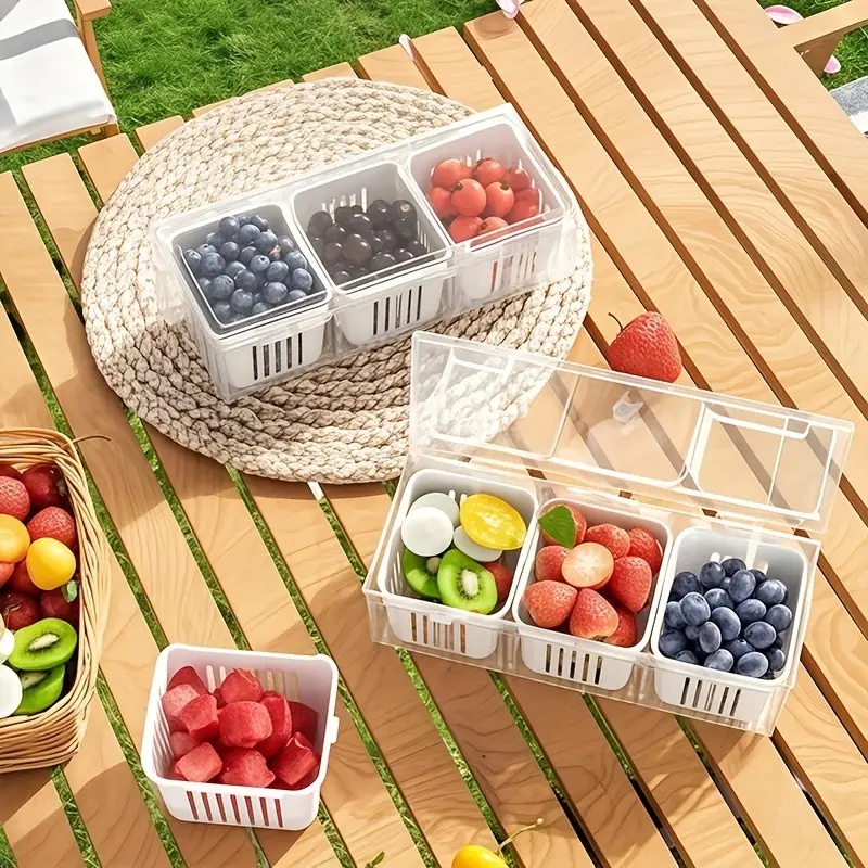 Conjunto de 1 Recipiente de Ar - Food Storage With Dividers avaliação e preço