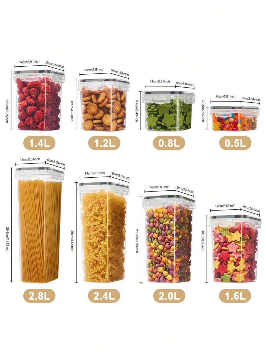 Conjunto de 24 recipientes her - Food Storage Labels avaliação e preço
